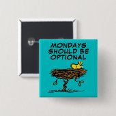 pinda's | Ontdopening van hout Vierkante Button 5,1 Cm (Voorkant /achterkant)