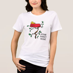 pinda's Ontdoppen van hout in Snoopy's Dish Tri-Blend Shirt