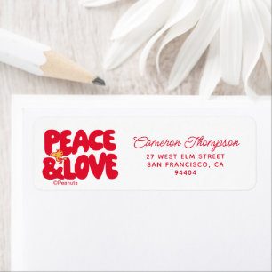 pinda's   Peace & Love Woodstock Etiket