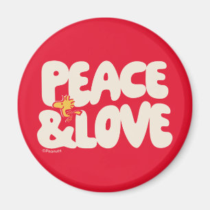 pinda's Peace & Love Woodstock Magneet