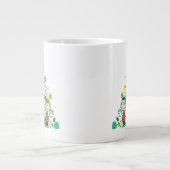 pinda's | Pepermunt kerstboom Extra Grote Beker (Voorkant)