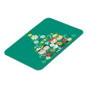 pinda's | Pepermunt kerstboom Magneet (Linkerzijde)