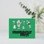 pinda's | Peppermint Patty Briefkaart (Staand voorkant)