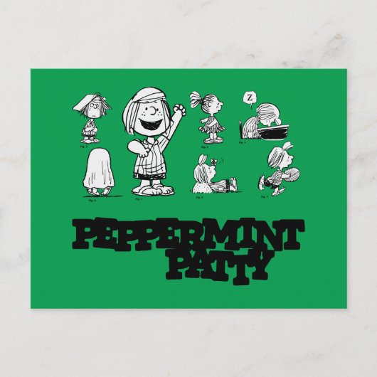pinda's | Peppermint Patty Briefkaart (Voorkant)