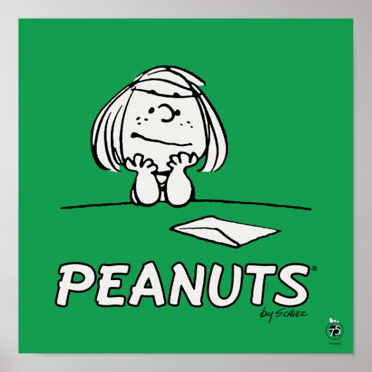 pinda's | Peppermint Patty Gedachten Poster (Voorkant)