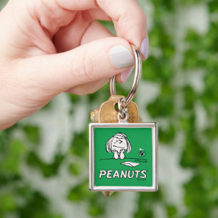 pinda's   Peppermint Patty Gedachten Sleutelhanger