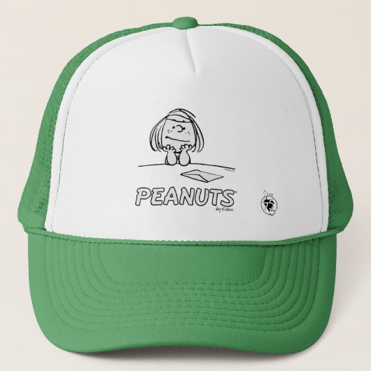 pinda's | Peppermint Patty Gedachten Trucker Pet (Voorkant)