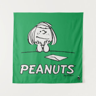 pinda's   Peppermint Patty Gedachten Wandkleed