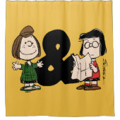 pinda's | Peppermint Patty & Marcie Douchegordijn (Voorkant)