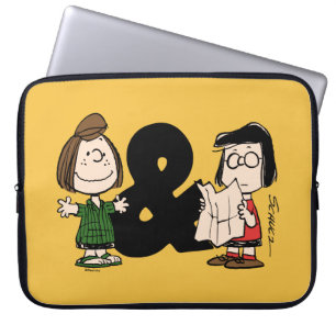 pinda's Peppermint Patty & Marcie Laptop Sleeve