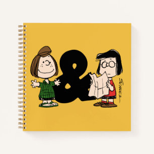 pinda's   Peppermint Patty & Marcie Notitieboek