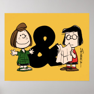 pinda's Peppermint Patty & Marcie Poster
