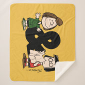 pinda's | Peppermint Patty & Marcie Sherpa Deken (Voorkant)