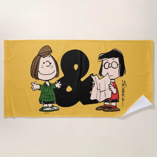 pinda's | Peppermint Patty & Marcie Strandlaken (Voorkant)