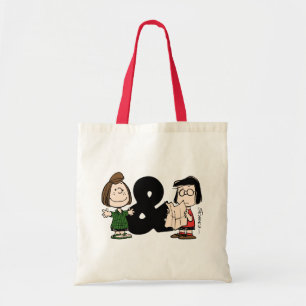 pinda's Peppermint Patty & Marcie Tote Bag