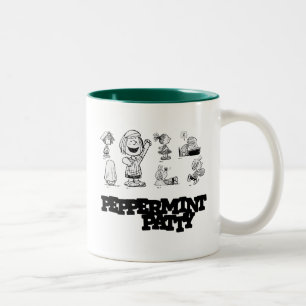 pinda's   Peppermint Patty Tweekleurige Koffiemok