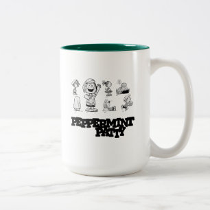 pinda's Peppermint Patty Tweekleurige Koffiemok