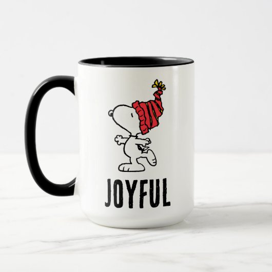 pinda's | Pet van Snoopy Winter Beanie Mok (Links)