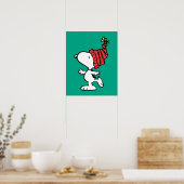 pinda's | Pet van Snoopy Winter Beanie Poster (Keuken)