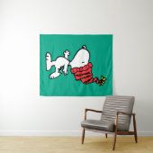 pinda's | Pet van Snoopy Winter Beanie Wandkleed (In Situ (horizontaal))