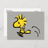 pinda's | Pomping van hout Briefkaart (Voorkant / Achterkant)