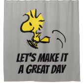 pinda's | Pomping van hout Douchegordijn (Voorkant)