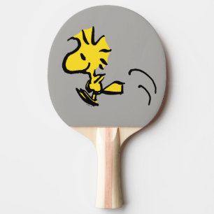pinda's Pomping van hout Tafeltennisbatje
