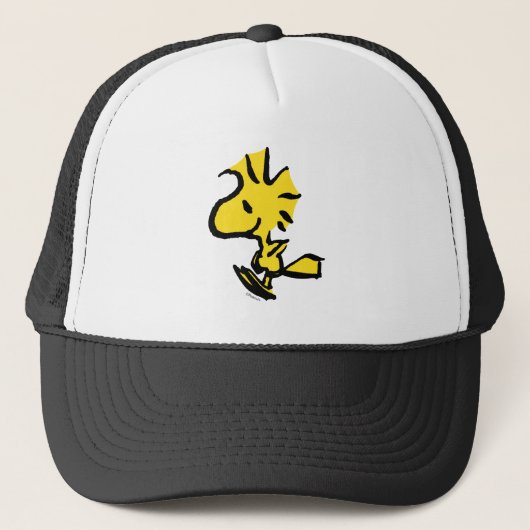 pinda's | Pomping van hout Trucker Pet (Voorkant)