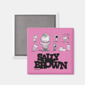 pinda's | Sally Brown Magneet (Voorkant / Achterkant)