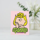 pinda's | Sally Thinking Briefkaart (Staand voorkant)