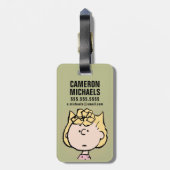 pinda's | Sally's Faces Bagagelabel (Achterkant verticaal)