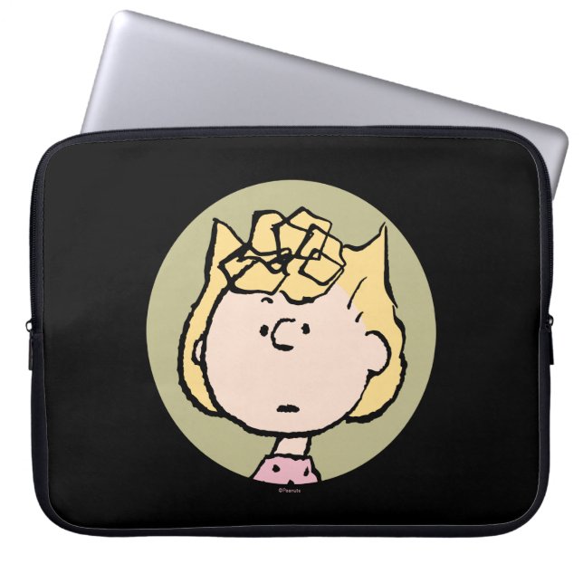 pinda's | Sally's Faces Laptop Sleeve (Voorkant)