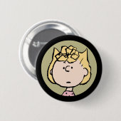 pinda's | Sally's Faces Ronde Button 5,7 Cm (Voorkant /achterkant)