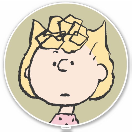 pinda's | Sally's Faces Sticker (Voorkant)