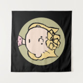 pinda's | Sally's Faces Wandkleed (Voorkant (horizontaal))