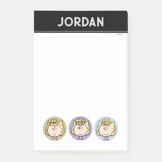 Pinda's | Sally's Gezichten Post-it® Notes (Voorkant)