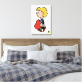 pinda's | Schroeder Traveling Piano Canvas Afdruk (Insitu (Slaapkamer))