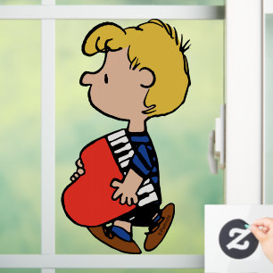 pinda's   Schroeder Traveling Piano Raamsticker