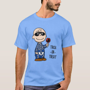 pinda's Skeleton Charlie Brown T-shirt