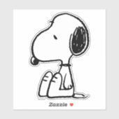 pinda's | Snoopie omlaag Sticker (Vel)