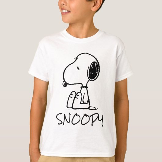 pinda's | Snoopie omlaag T-shirt (Voorkant)