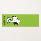 pinda's | Snoopie omlaag Yogamat (Voorkant (horizontaal))