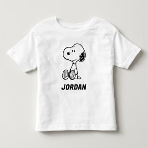pinda's Snoopy Add Jouw naam Kinder Shirts