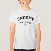 pinda's | Snoopy Add Jouw naam Tri-Blend Shirt (Voorkant)