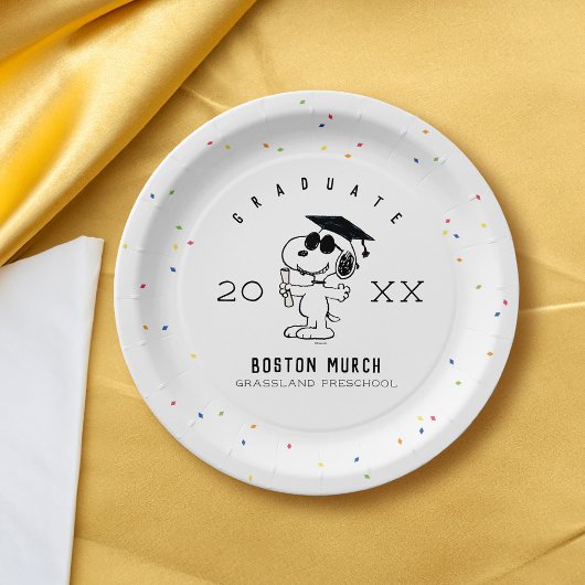 pinda's | Snoopy Afstuderen Papieren Bordje