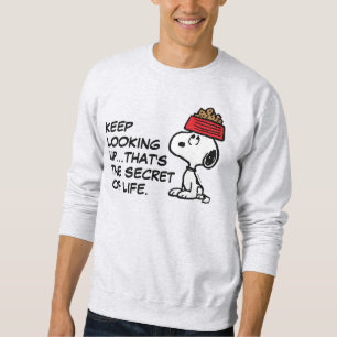 pinda's Snoopy balanceert his Dog Dish Trui