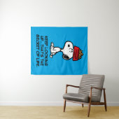 pinda's | Snoopy balanceert his Dog Dish Wandkleed (In Situ (horizontaal))