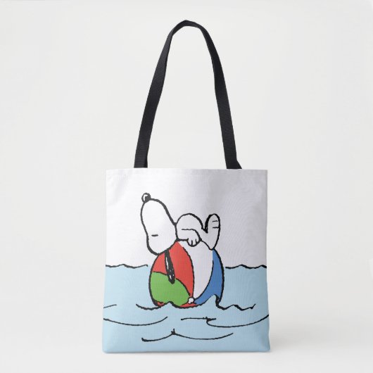 pinda's | Snoopy Beach Ball Beach Draagtas (Voorkant)