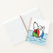 pinda's | Snoopy Beach Ball Beach Notitieboek (Binnen)