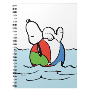 pinda's Snoopy Beach Ball Beach Notitieboek
